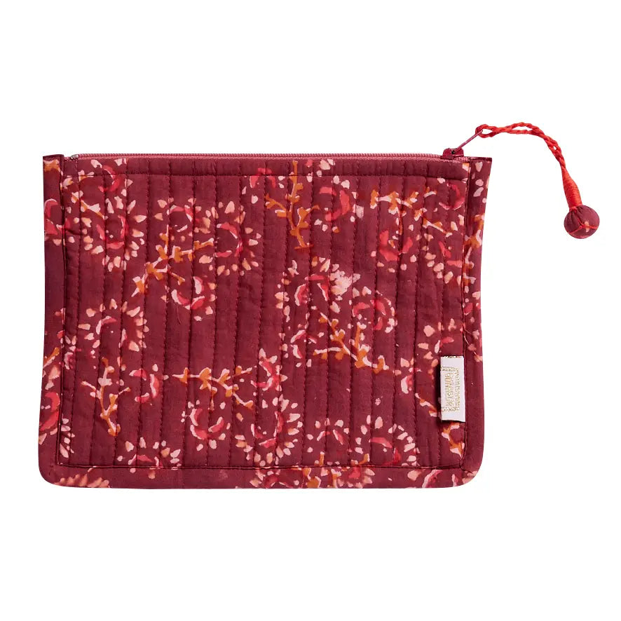 Mini pochette Osaka bordeaux