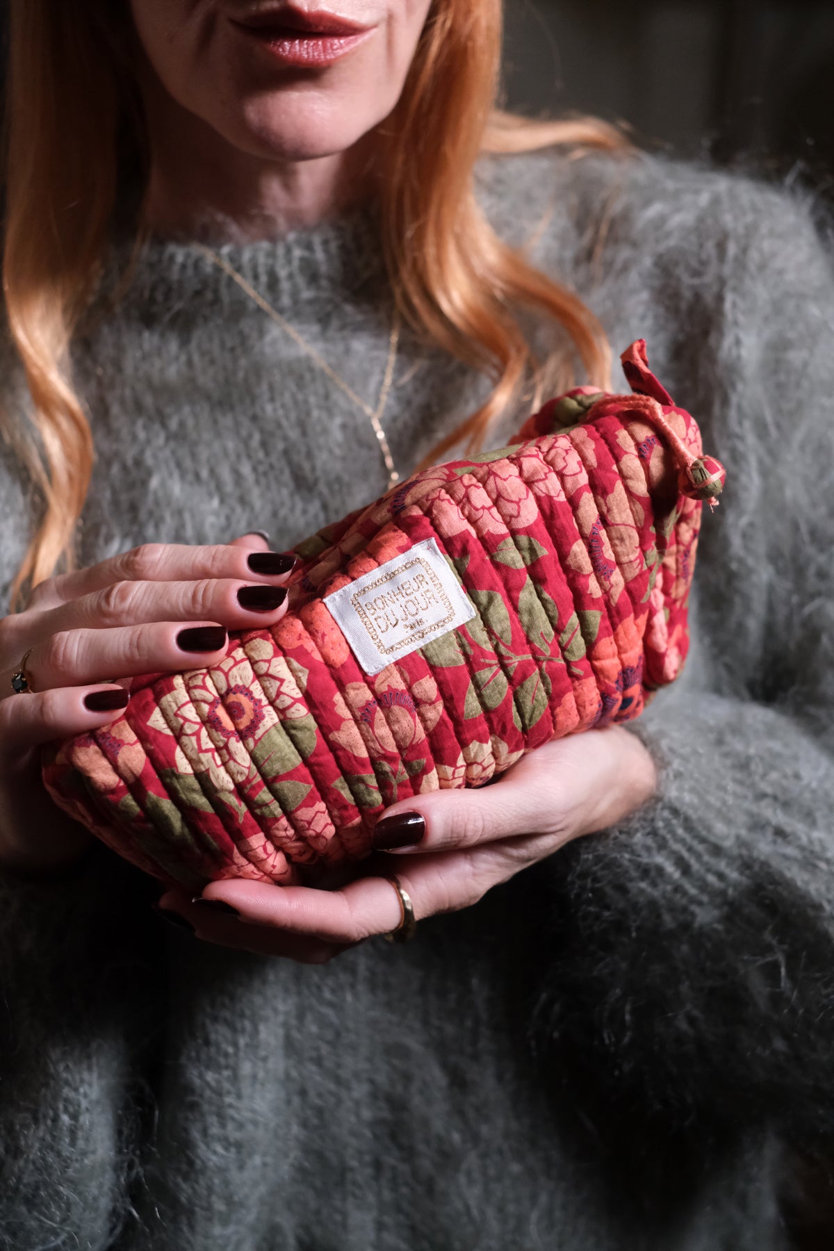 Beauty Pochette Bengala bordeaux