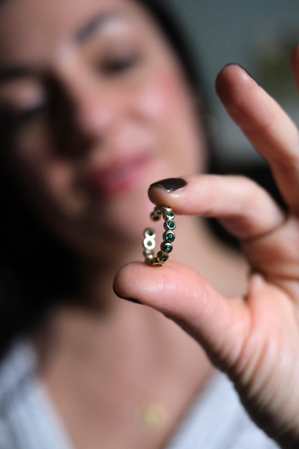 Anello Amélia Verde