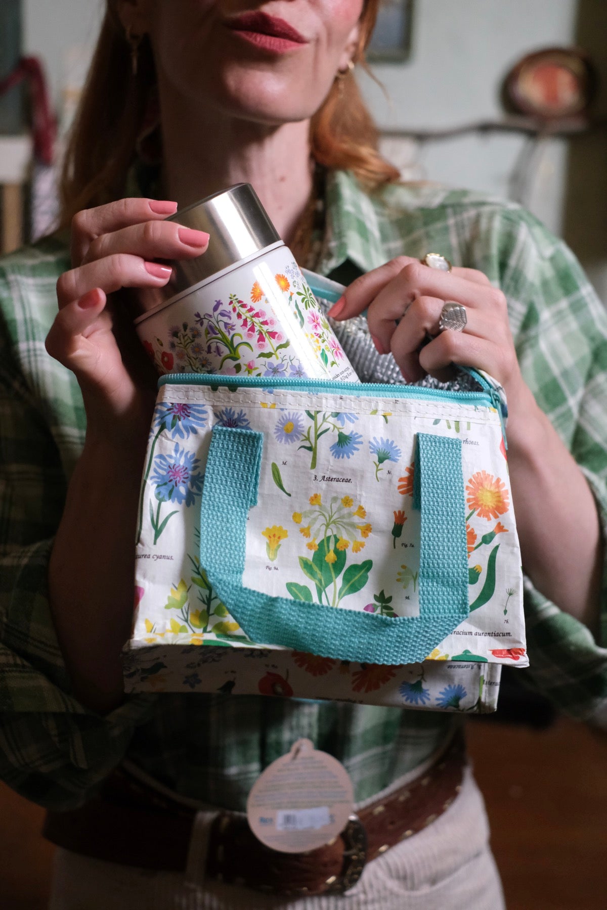 Borsa termica porta pranzo isolata Flora