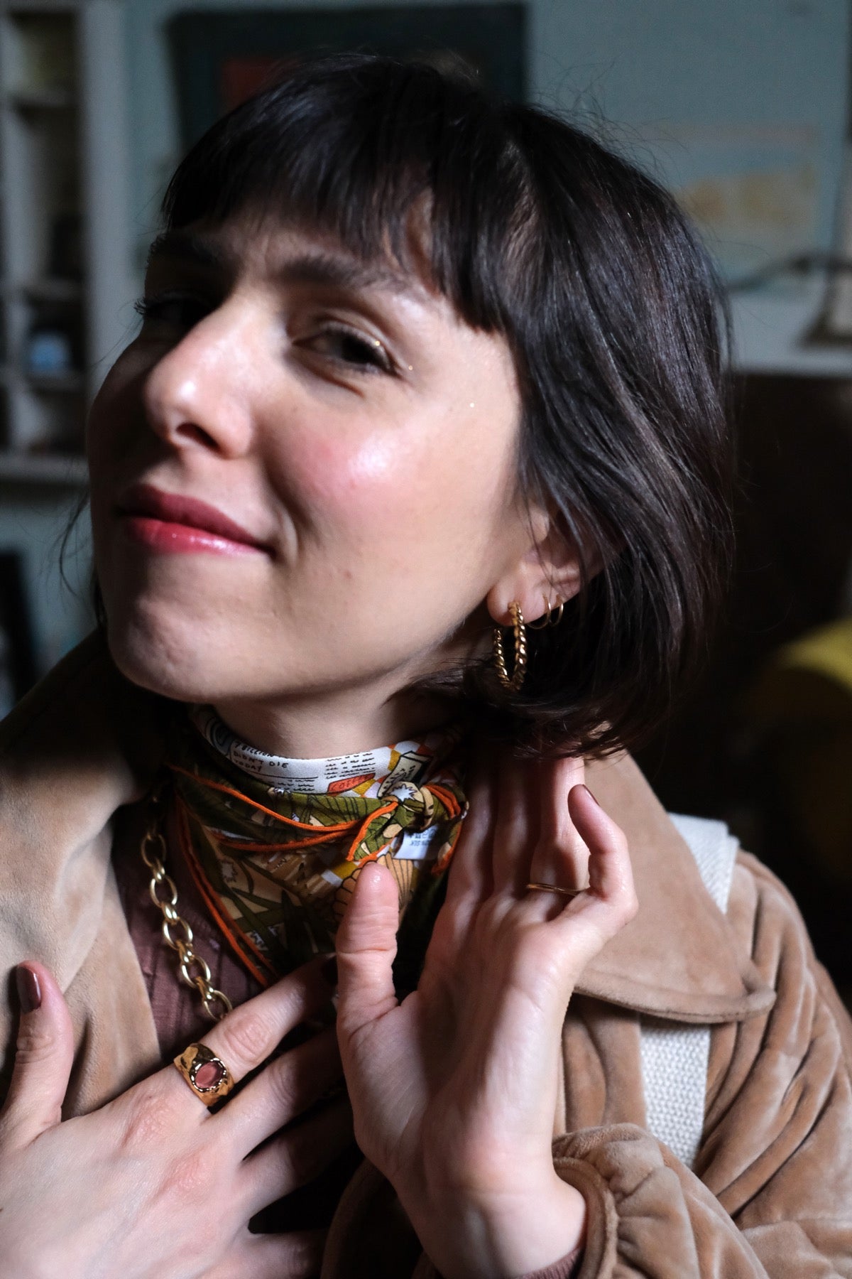 Orecchini cerchio Gabrielle