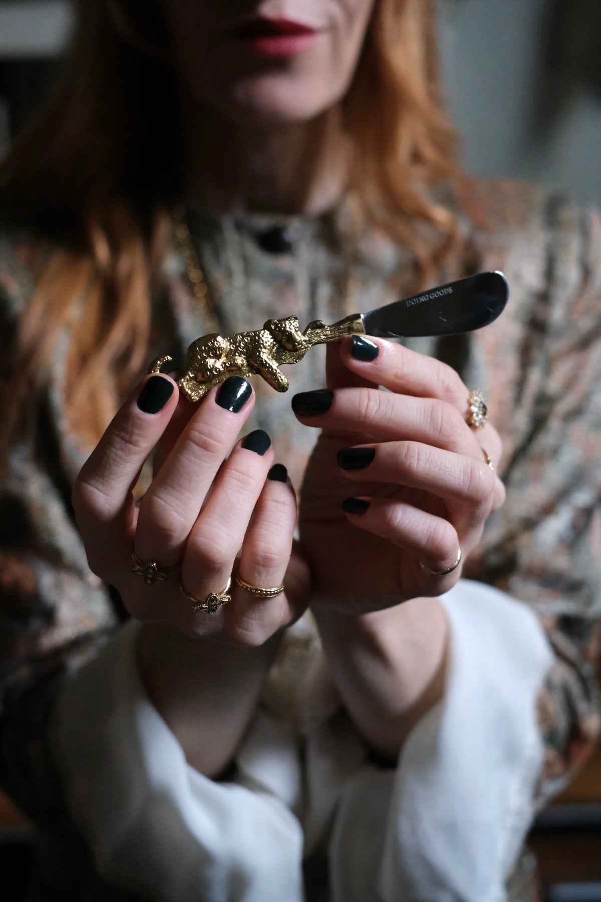 Jenna Leopard Butter Knife coltello da burro