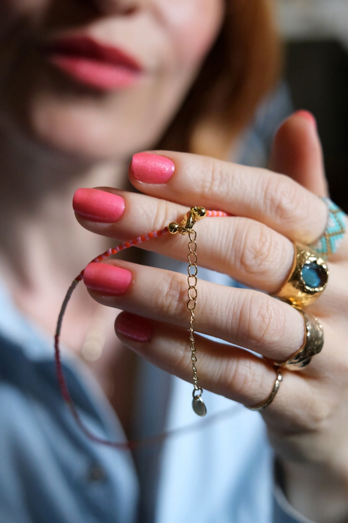 Collana Ibiza Corallo e rosa