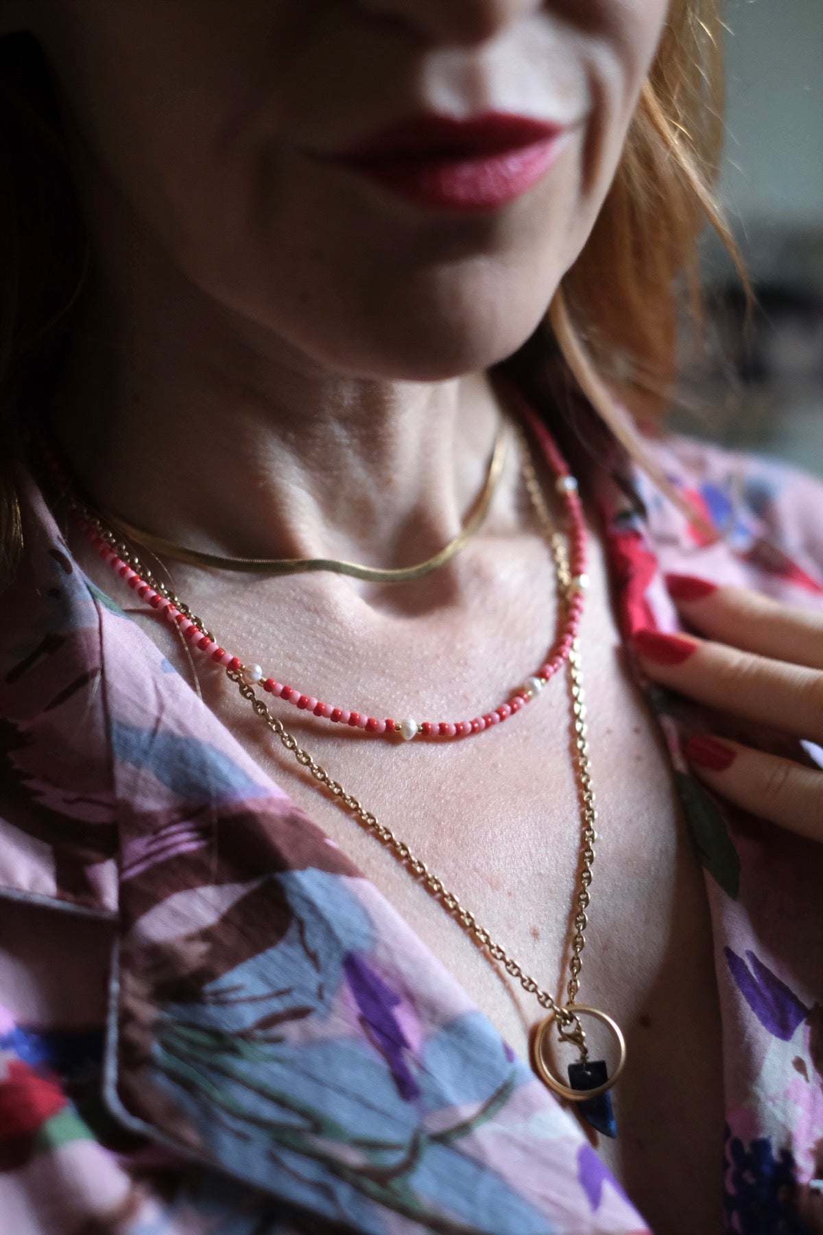Collana Ibiza Rojo