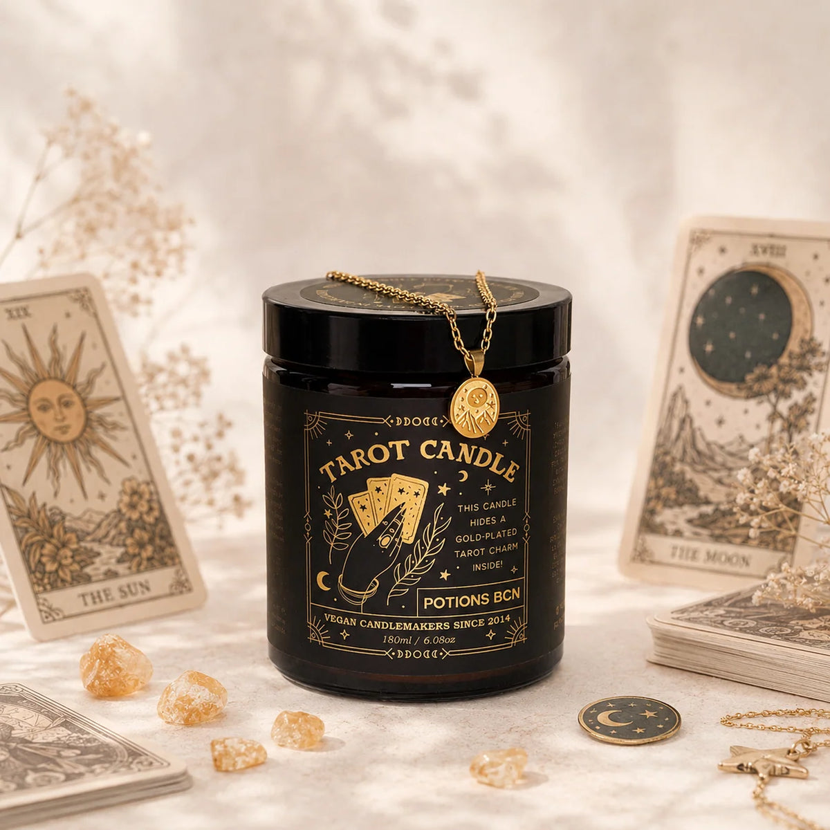 Tarot Candle con Ciondolo