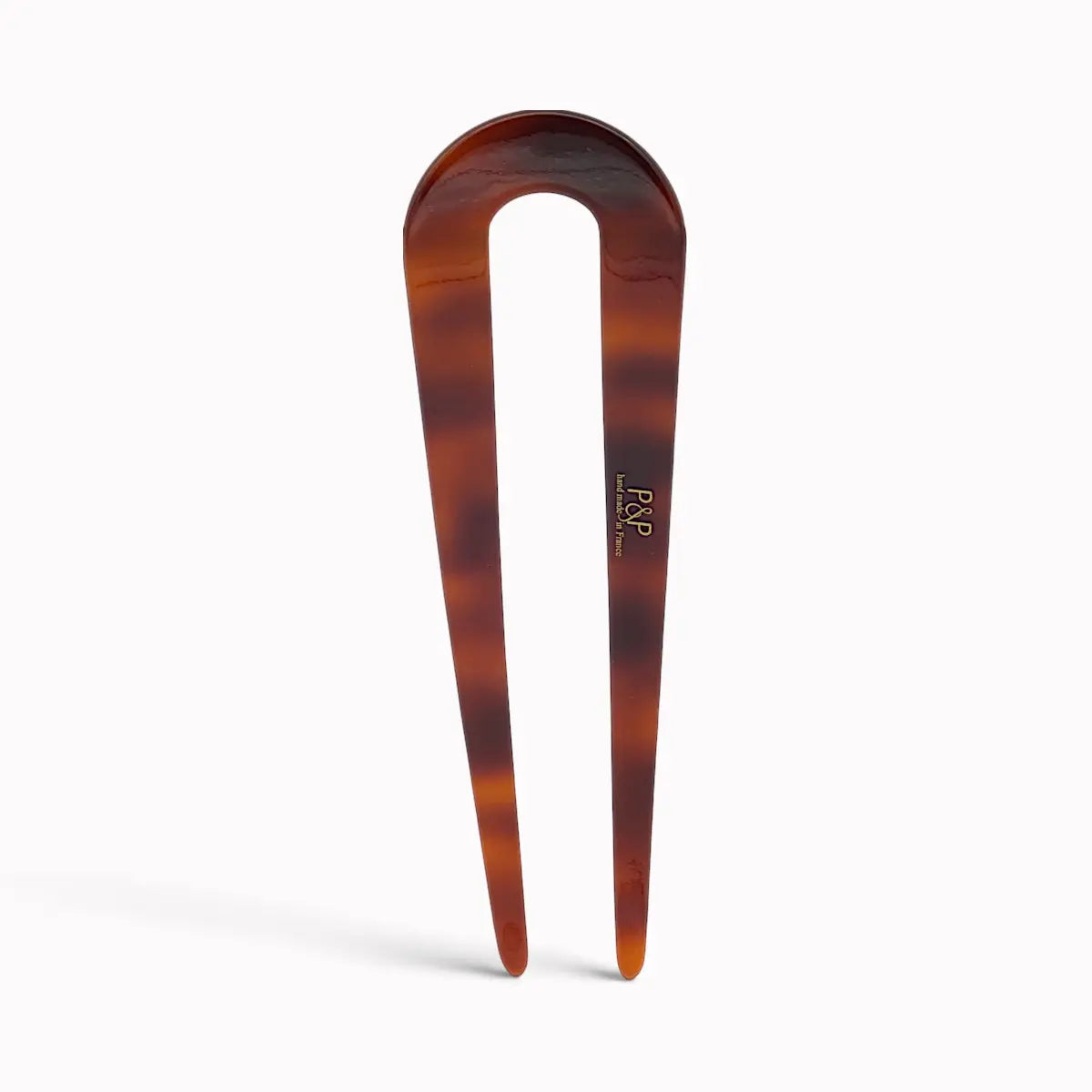 Fermaglio Mary per chignon caramello 10 cm