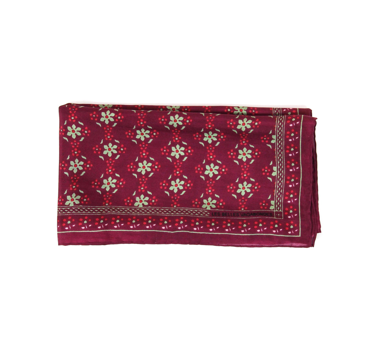 Foulard Mini Natasha bordeaux