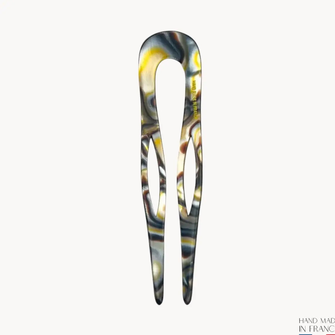 Fermaglio Odette per chignon onice 8,5 cm