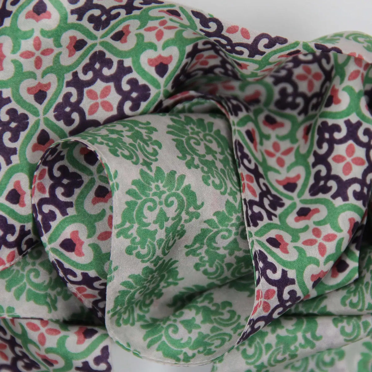 Twilly fascia, cintura Firenze verde e viola