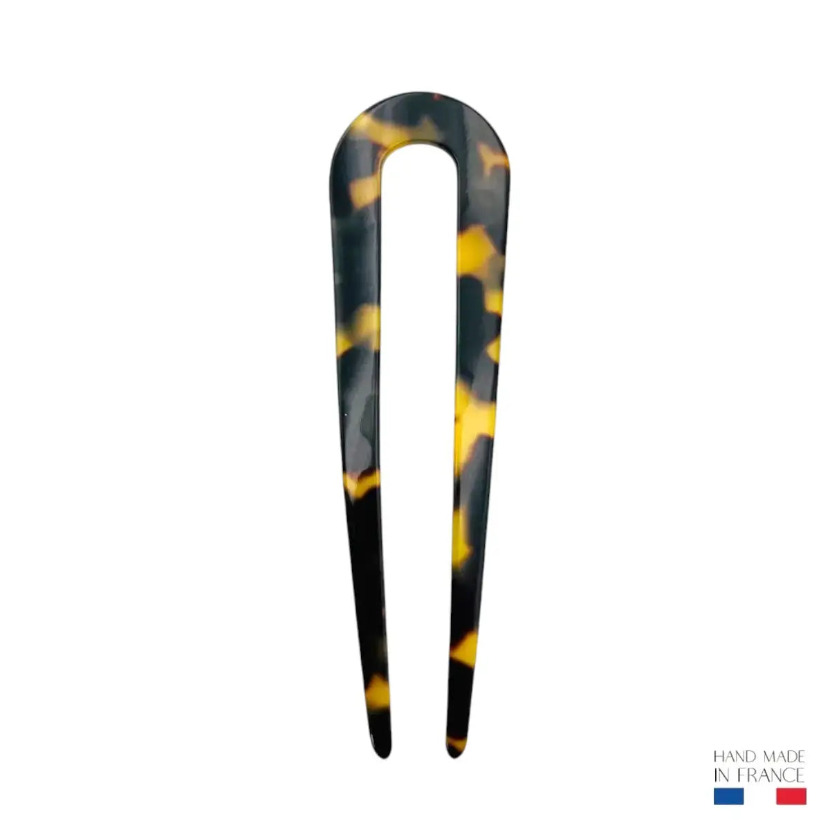 Fermaglio Mary per chignon tartarugato 10 cm