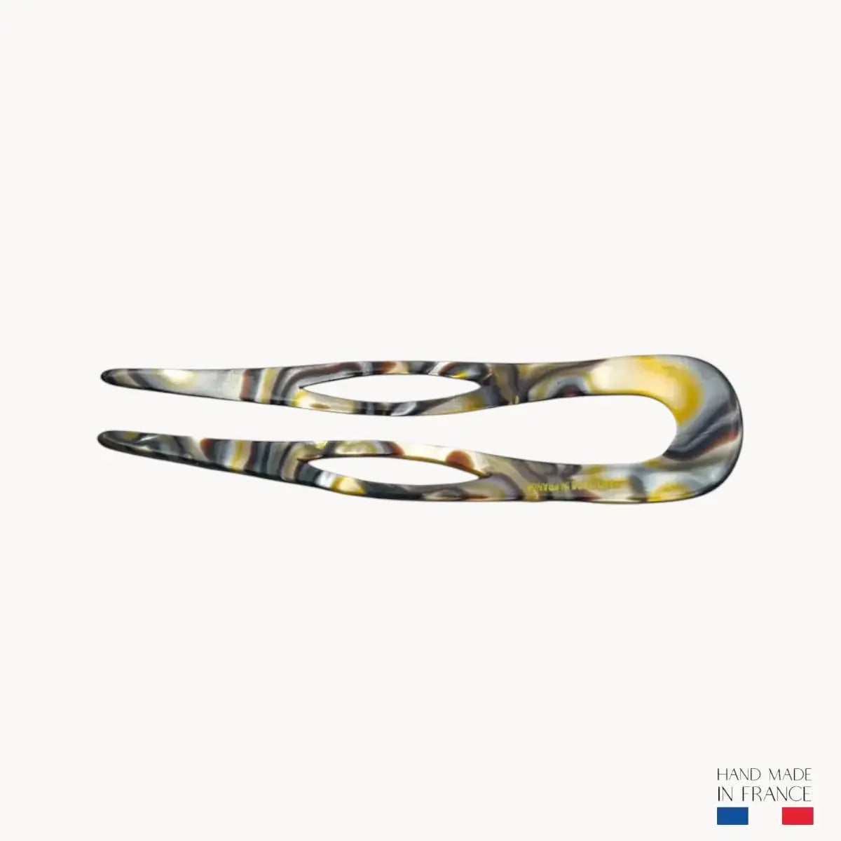 Fermaglio Odette per chignon onice 8,5 cm
