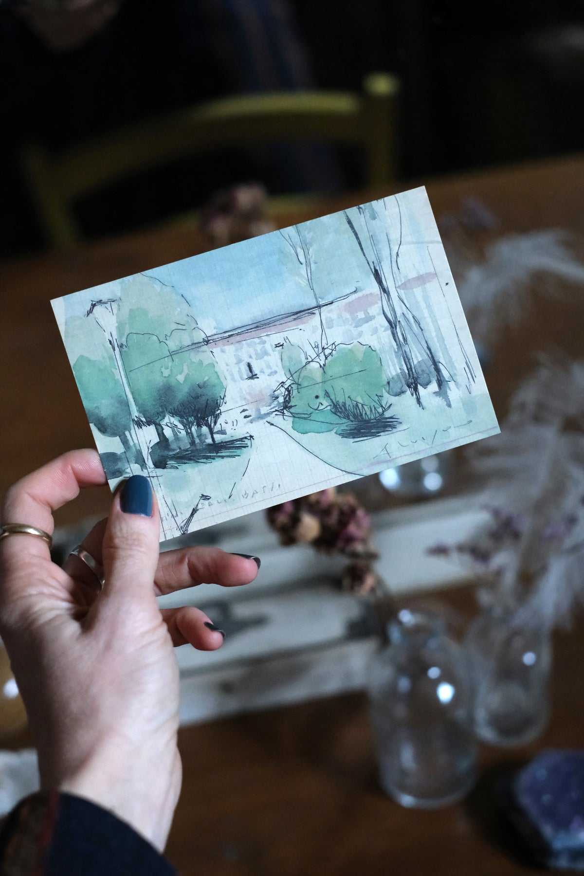 Cartolina da Torino Giardini Reali