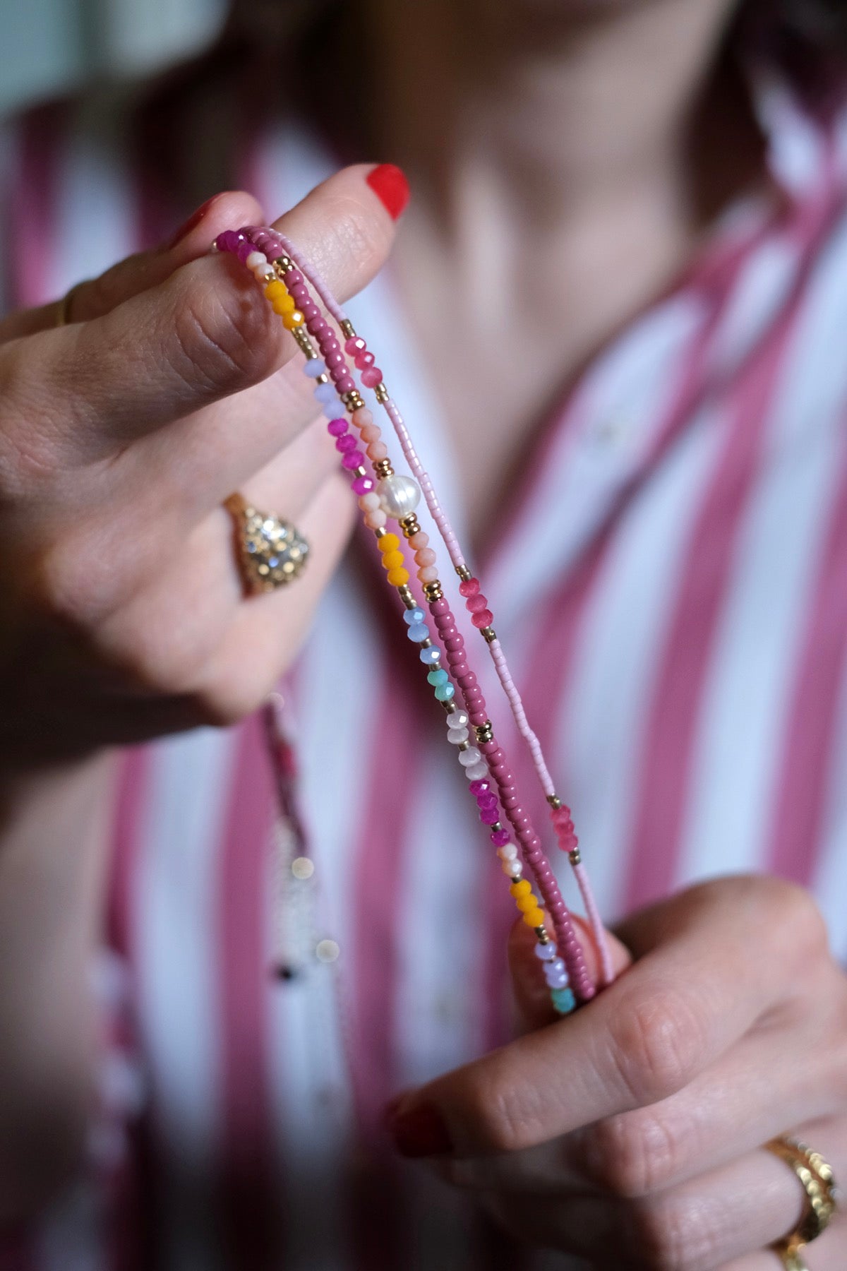 Collana Caramella perla