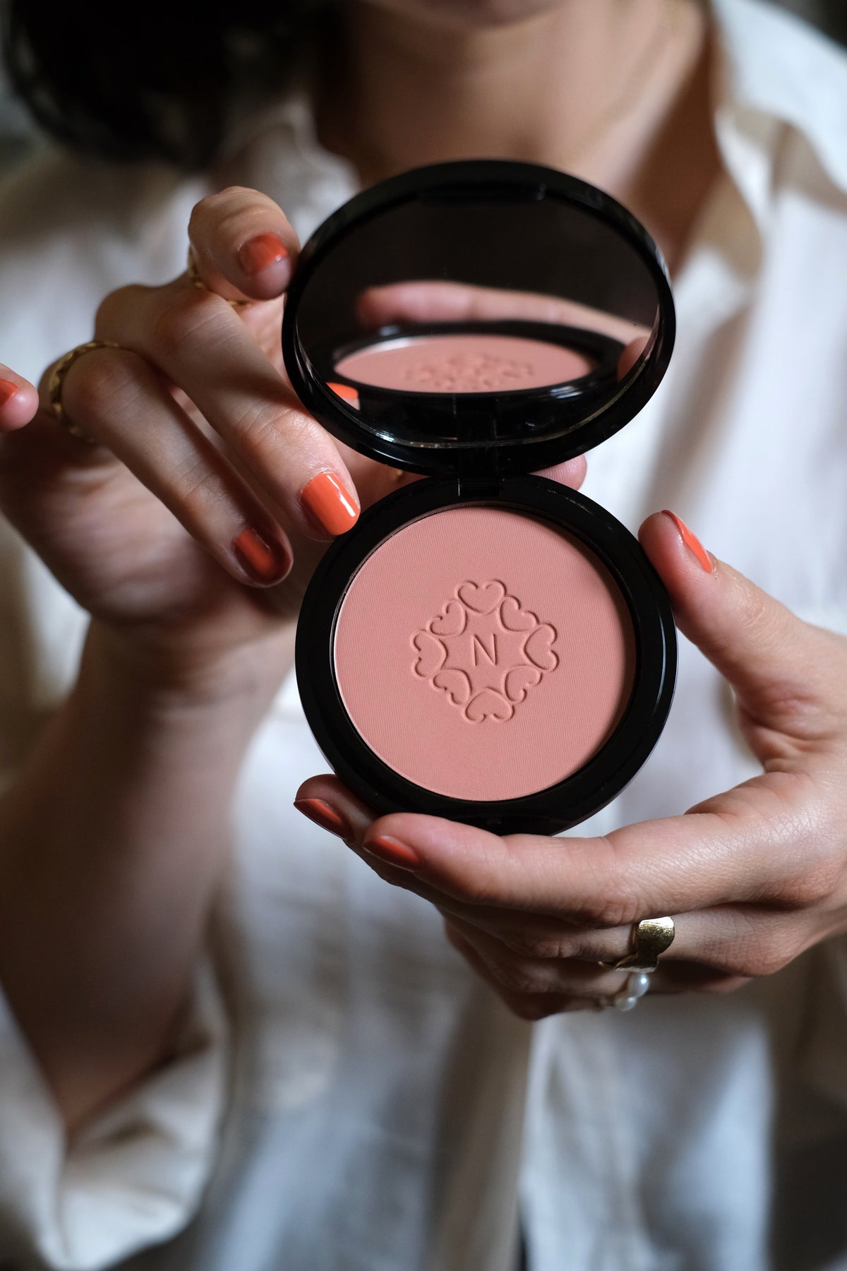 LE MIRAGE MINERAL BLUSH orange pink 04