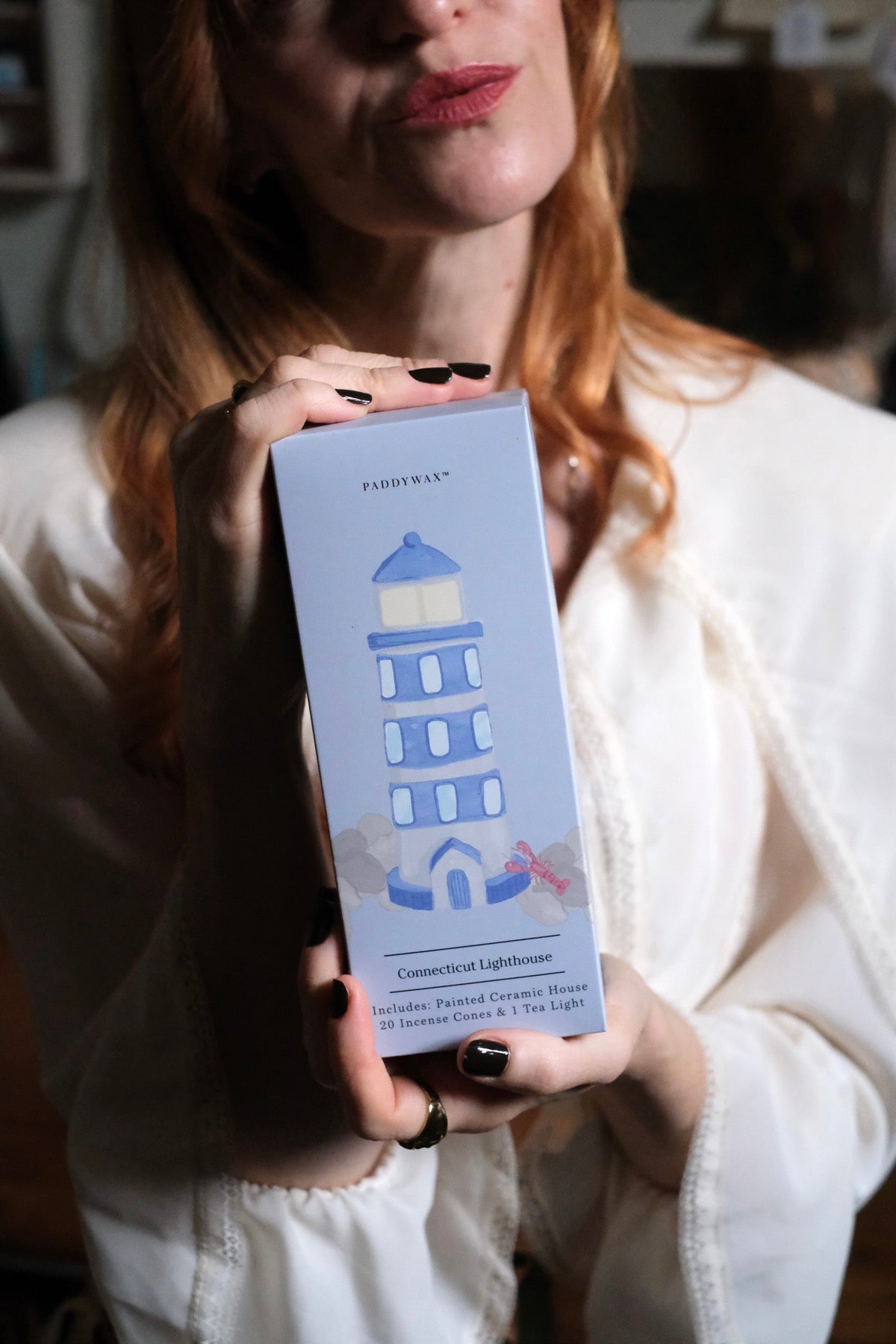 The Lighthouse Incense & Tea Light Holder