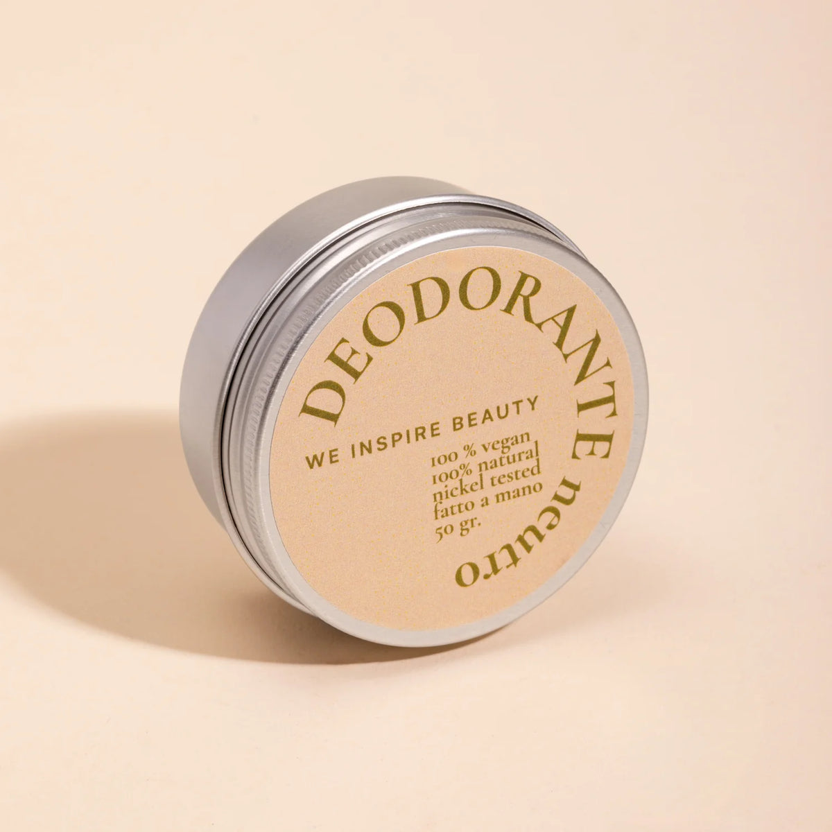 Deodorante naturale in jar di alluminio Neutro