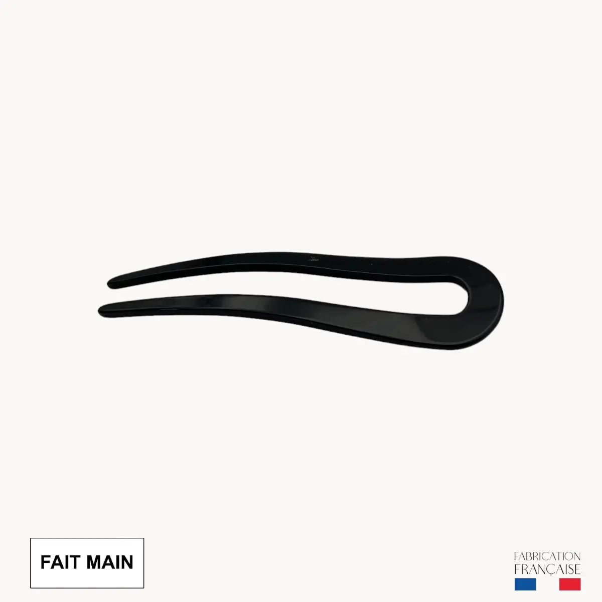 Fermaglio Mary per chignon nero 10 cm