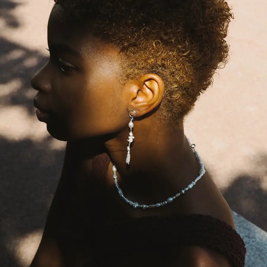 Collana Cara Argento e perle miste