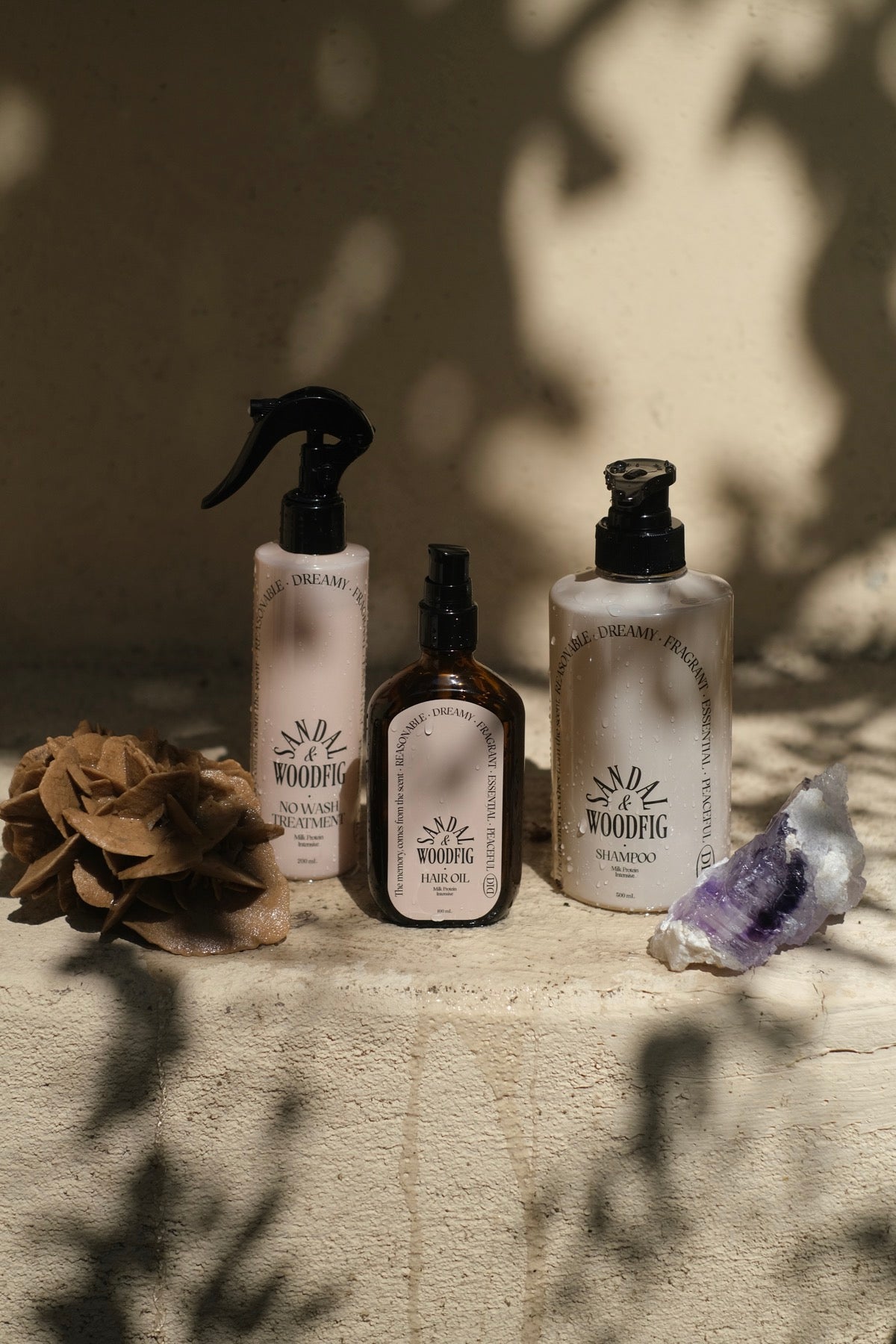 Milk Protein Intensive Hair Oil sandal & Woodfig