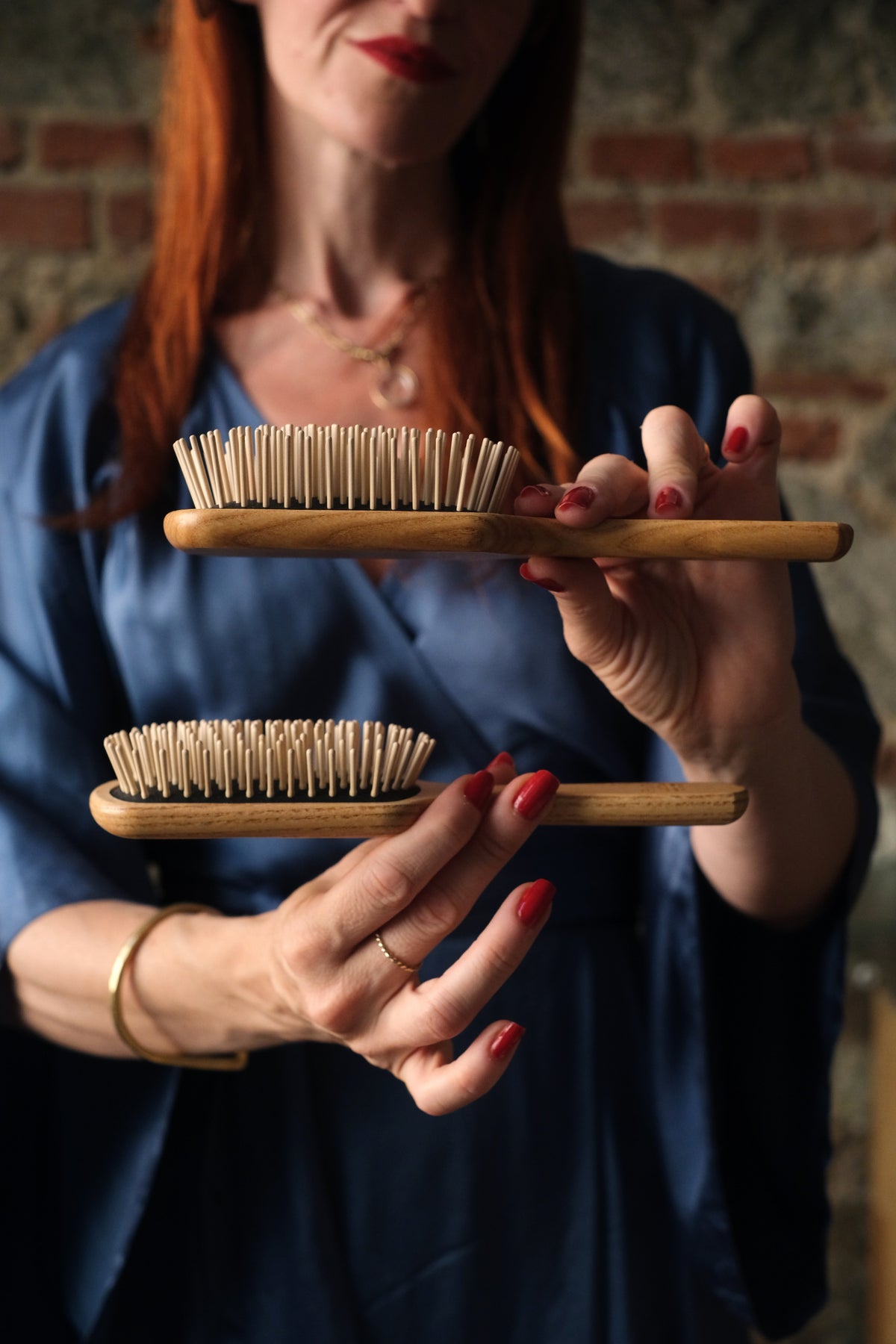 Spazzola Rettangolare grande con dente lungo
